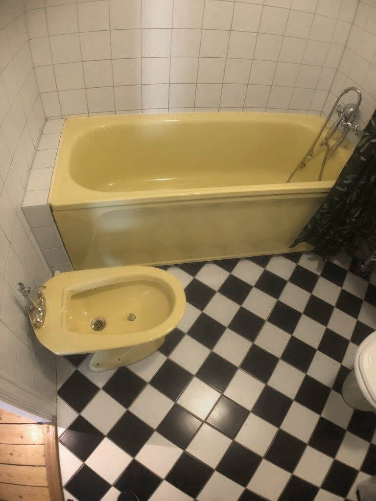 M5 Bygg badrumsrenovering Kungsholmen - före renovering